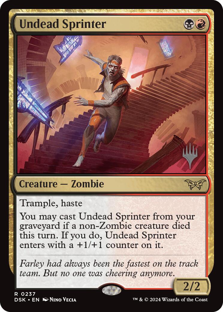 Undead Sprinter [Duskmourn: House of Horror Promos] | Exor Games Bridgewater