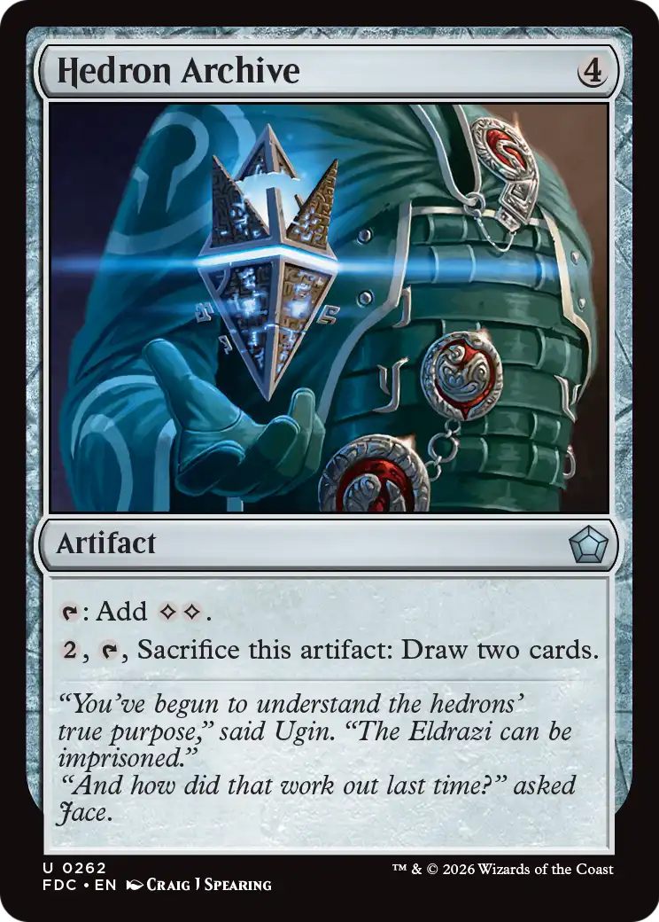 Hedron Archive [Foundations Commander] | Exor Games Bridgewater