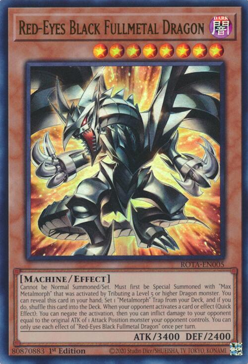 Red-Eyes Black Fullmetal Dragon [ROTA-EN005] Ultra Rare | Exor Games Bridgewater