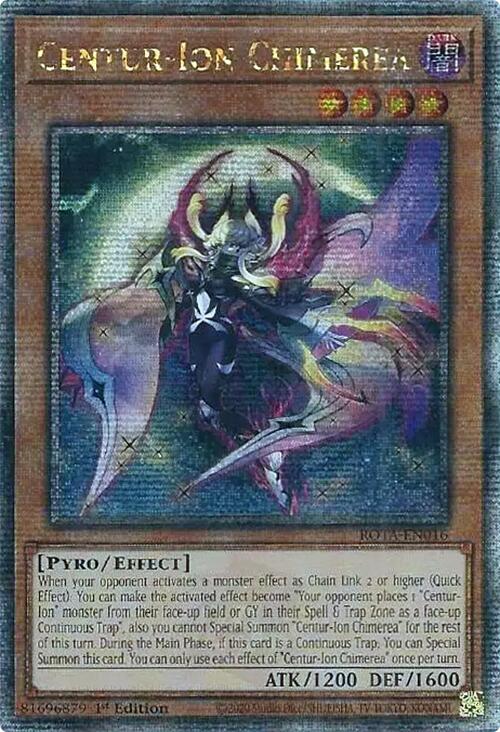 Centur-Ion Chimerea (Quarter Century Secret Rare) [ROTA-EN016] Quarter Century Secret Rare | Exor Games Bridgewater