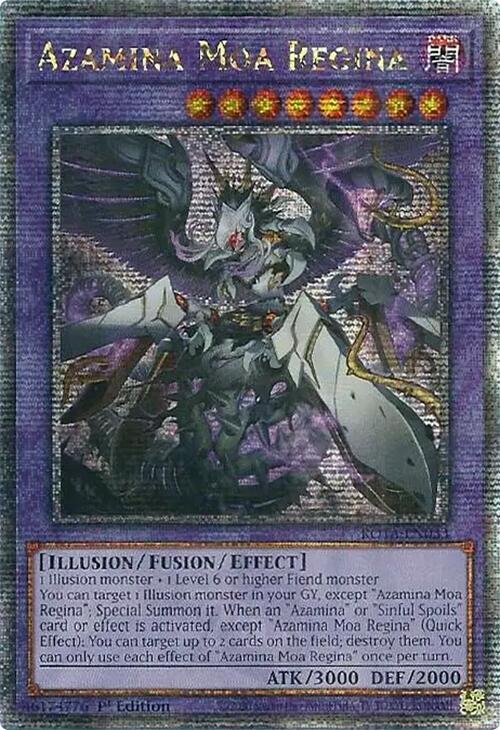 Azamina Moa Regina (Quarter Century Secret Rare) [ROTA-EN033] Quarter Century Secret Rare | Exor Games Bridgewater