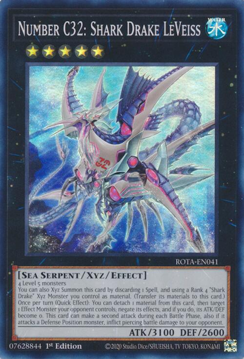 Number C32: Shark Drake LeVeiss [ROTA-EN041] Super Rare | Exor Games Bridgewater