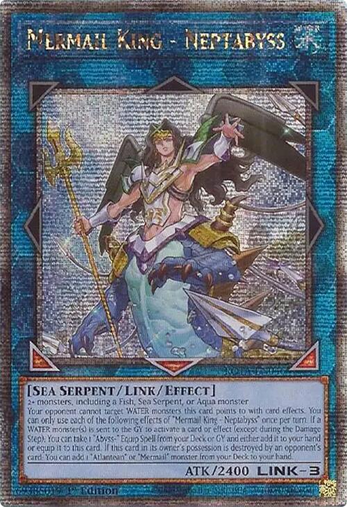Mermail King - Neptabyss (Quarter Century Secret Rare) [ROTA-EN046] Quarter Century Secret Rare | Exor Games Bridgewater