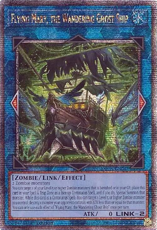 Flying Mary, the Wandering Ghost Ship (Quarter Century Secret Rare) [ROTA-EN047] Quarter Century Secret Rare | Exor Games Bridgewater