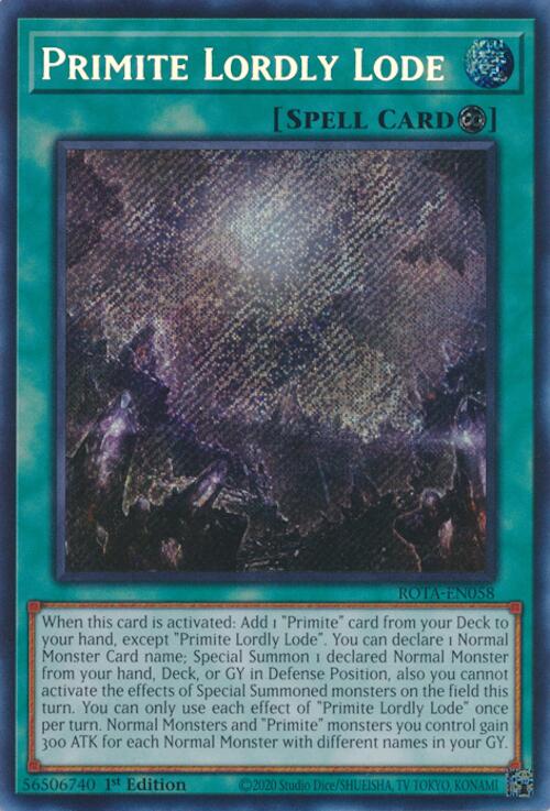 Primite Lordly Lode [ROTA-EN058] Secret Rare | Exor Games Bridgewater