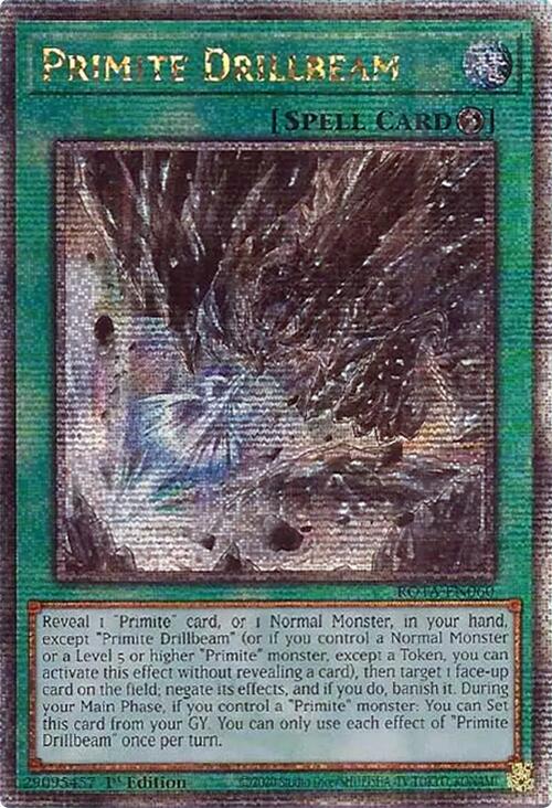 Primite Drillbeam (Quarter Century Secret Rare) [ROTA-EN060] Quarter Century Secret Rare | Exor Games Bridgewater