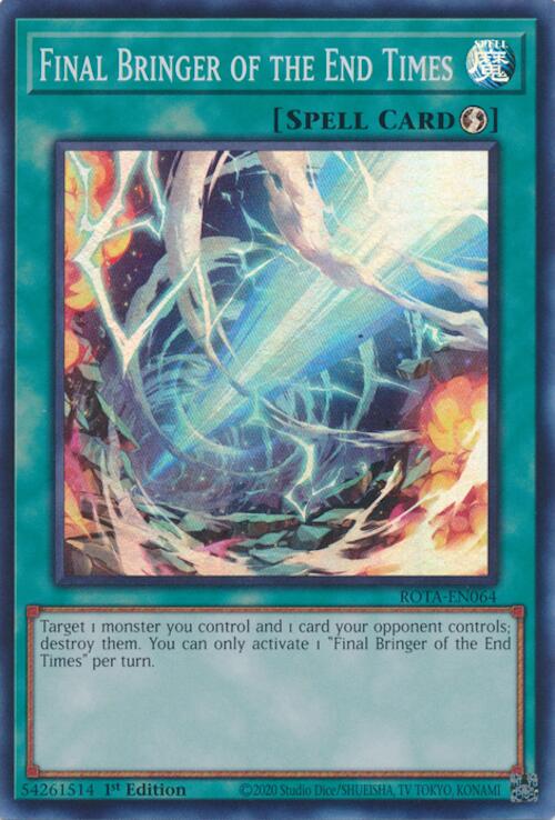 Final Bringer of the End Times [ROTA-EN064] Super Rare | Exor Games Bridgewater