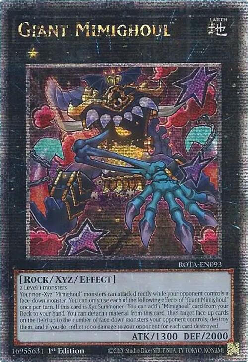 Giant Mimighoul (Quarter Century Secret Rare) [ROTA-EN093] Quarter Century Secret Rare | Exor Games Bridgewater
