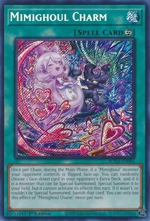 Mimighoul Charm [ROTA-EN096] Secret Rare | Exor Games Bridgewater