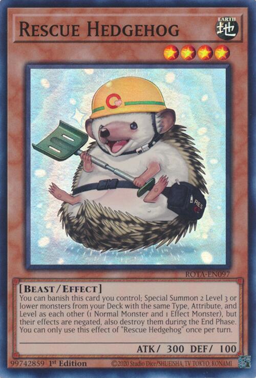 Rescue Hedgehog [ROTA-EN097] Super Rare | Exor Games Bridgewater