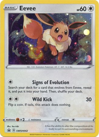 Eevee (SWSH042) [Sword & Shield: Black Star Promos] | Exor Games Bridgewater