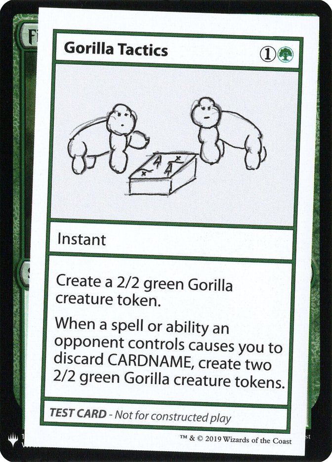 Gorilla Tactics [Mystery Booster Playtest Cards] | Exor Games Bridgewater