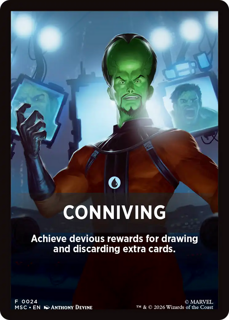 Conniving Theme Card [Marvel Super Heroes Commander] | Exor Games Bridgewater