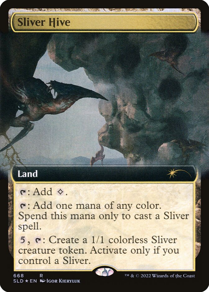 Sliver Hive (Extended Art) [Secret Lair Drop Promos] | Exor Games Bridgewater