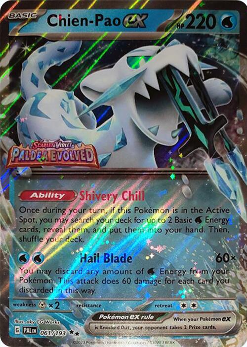 Chien-Pao ex (061/193) (Jumbo) [Scarlet & Violet: Paldea Evolved] | Exor Games Bridgewater