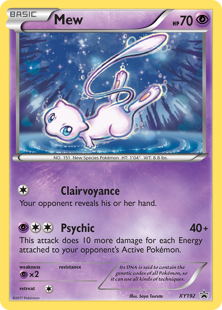 Mew (XY192) [XY: Black Star Promos] | Exor Games Bridgewater