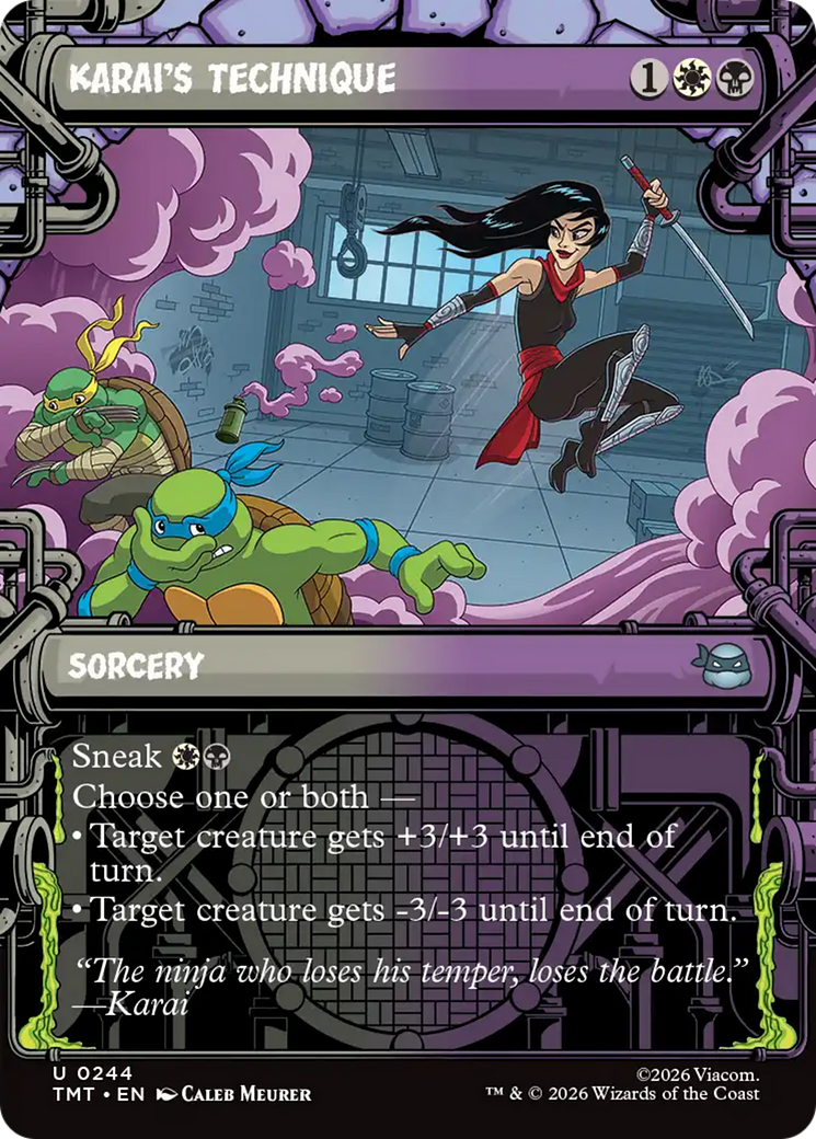 Karai's Technique (Showcase) [Teenage Mutant Ninja Turtles] | Exor Games Bridgewater