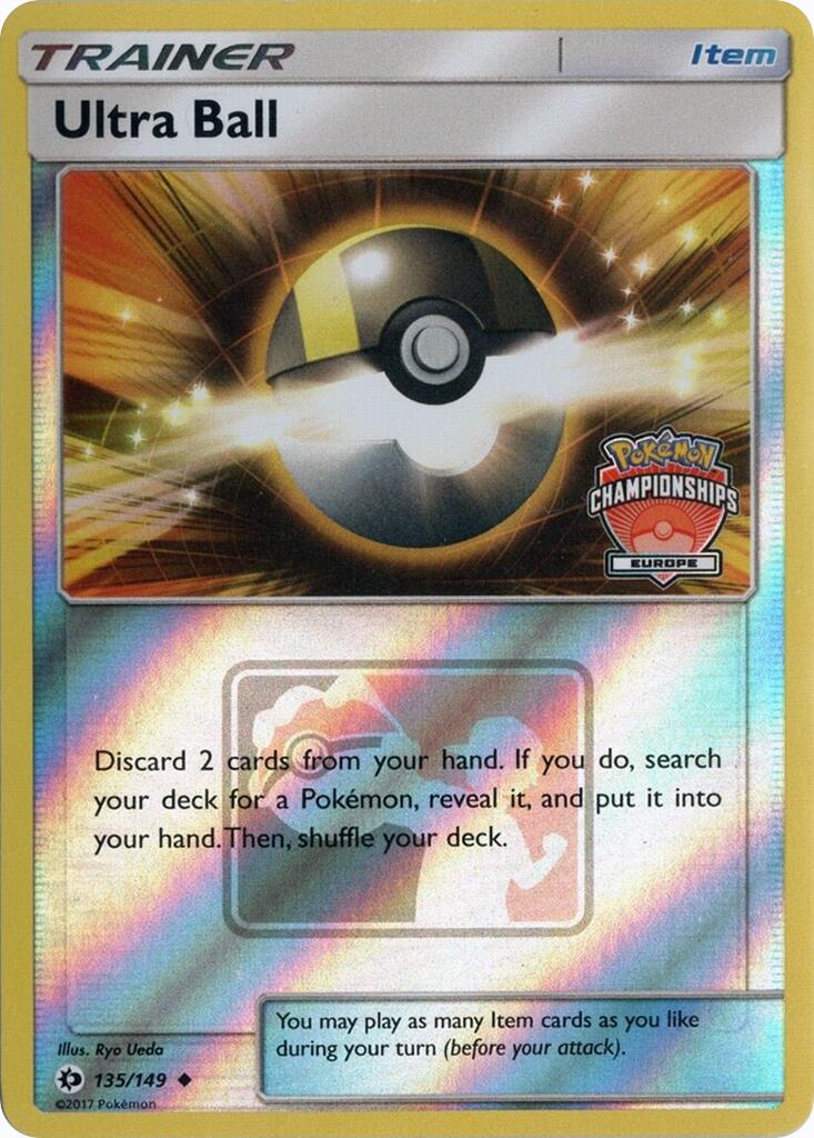 Ultra Ball (135/149) (Europe Championships) [League & Championship Cards] | Exor Games Bridgewater