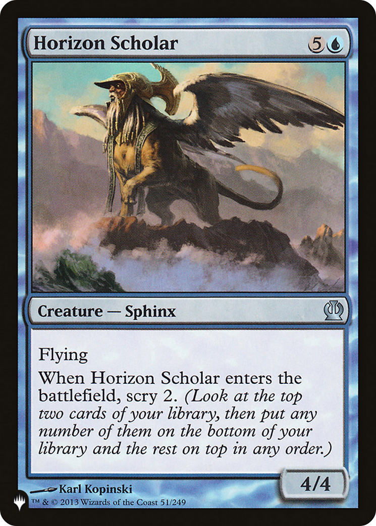 Horizon Scholar [The List Reprints] | Exor Games Bridgewater