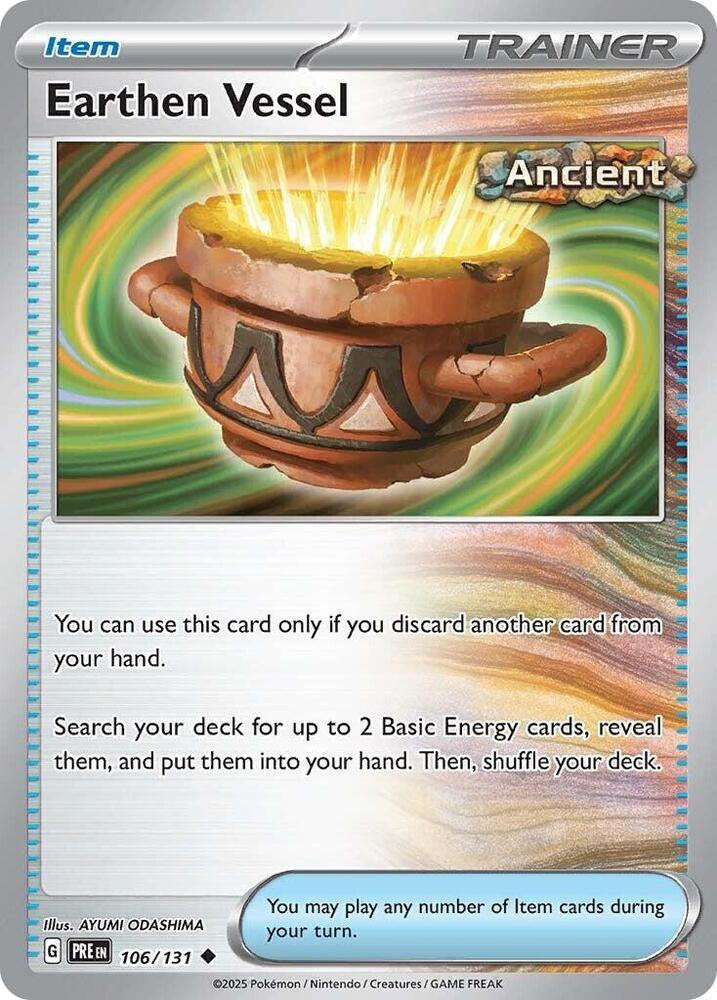 Earthen Vessel (106/131) [Scarlet & Violet: Prismatic Evolutions] | Exor Games Bridgewater