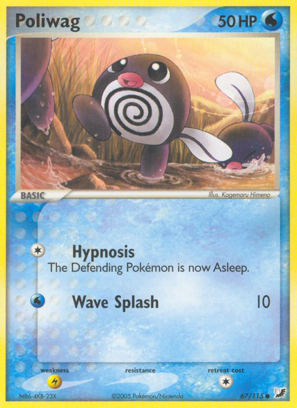 Poliwag (67/115) [EX: Unseen Forces] | Exor Games Bridgewater