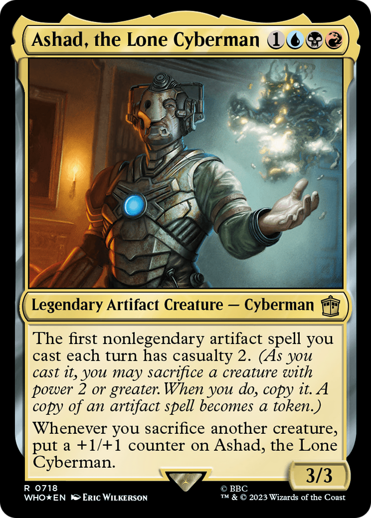 Ashad, the Lone Cyberman (Surge Foil) [Doctor Who] | Exor Games Bridgewater