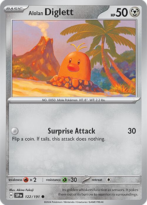 Alolan Diglett (122/191) [Scarlet & Violet: Surging Sparks] | Exor Games Bridgewater