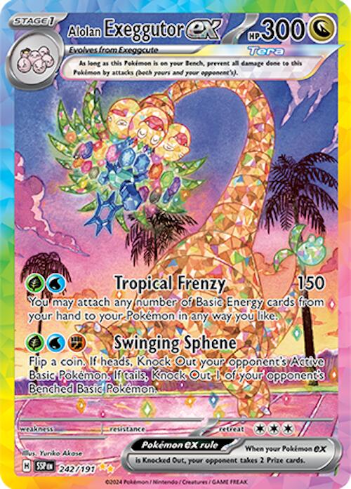 Alolan Exeggutor ex (242/191) [Scarlet & Violet: Surging Sparks] | Exor Games Bridgewater