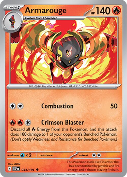 Armarouge (034/191) [Scarlet & Violet: Surging Sparks] | Exor Games Bridgewater