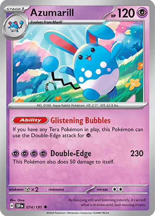 Azumarill (074/191) [Scarlet & Violet: Surging Sparks] | Exor Games Bridgewater