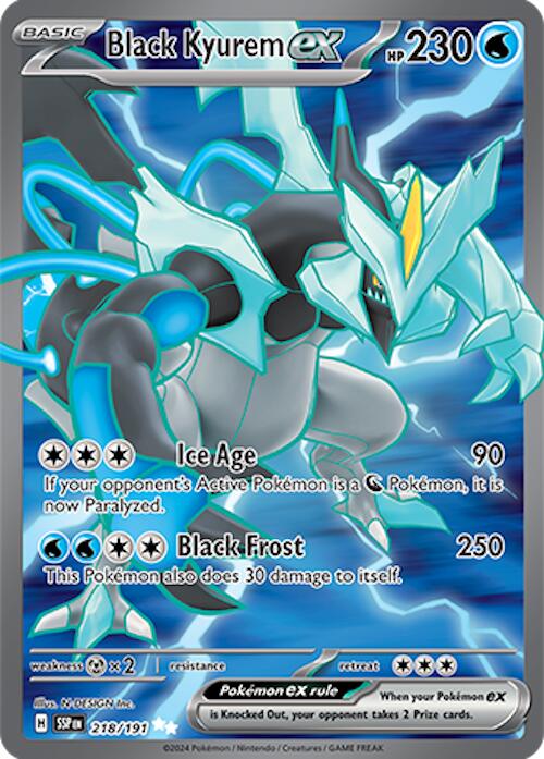 Black Kyurem ex (218/191) [Scarlet & Violet: Surging Sparks] | Exor Games Bridgewater