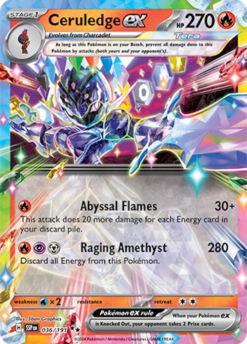 Ceruledge ex (036/191) [Scarlet & Violet: Surging Sparks] | Exor Games Bridgewater