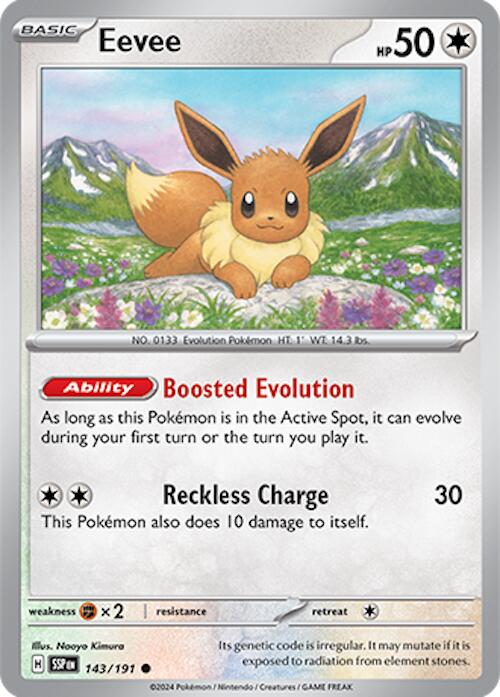 Eevee (143/191) [Scarlet & Violet: Surging Sparks] | Exor Games Bridgewater