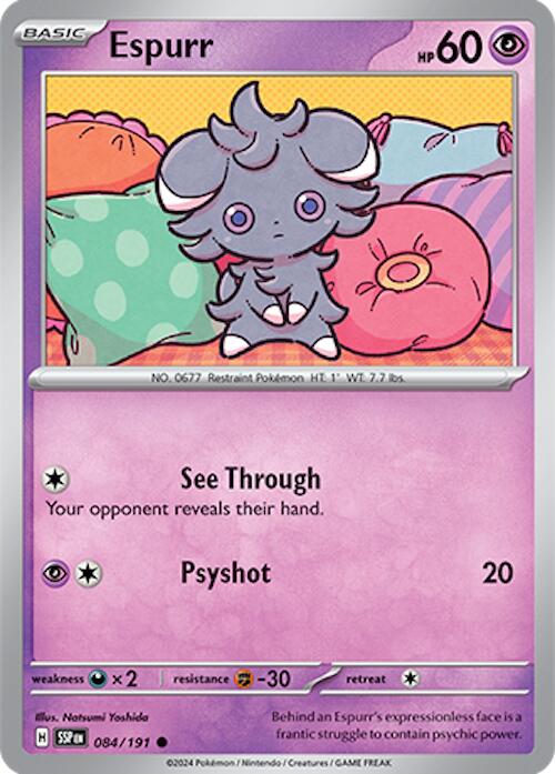 Espurr (084/191) [Scarlet & Violet: Surging Sparks] | Exor Games Bridgewater