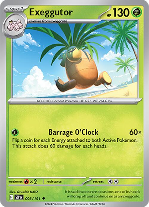 Exeggutor (003/191) [Scarlet & Violet: Surging Sparks] | Exor Games Bridgewater