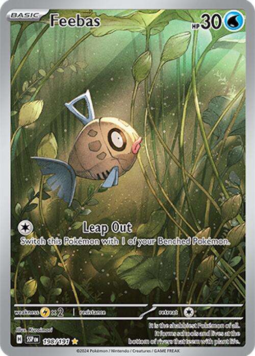 Feebas (198/191) [Scarlet & Violet: Surging Sparks] | Exor Games Bridgewater