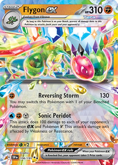 Flygon ex (106/191) [Scarlet & Violet: Surging Sparks] | Exor Games Bridgewater