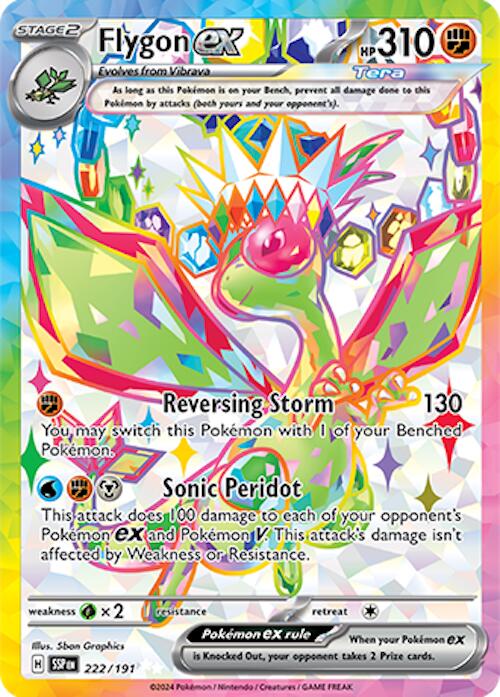 Flygon ex (222/191) [Scarlet & Violet: Surging Sparks] | Exor Games Bridgewater