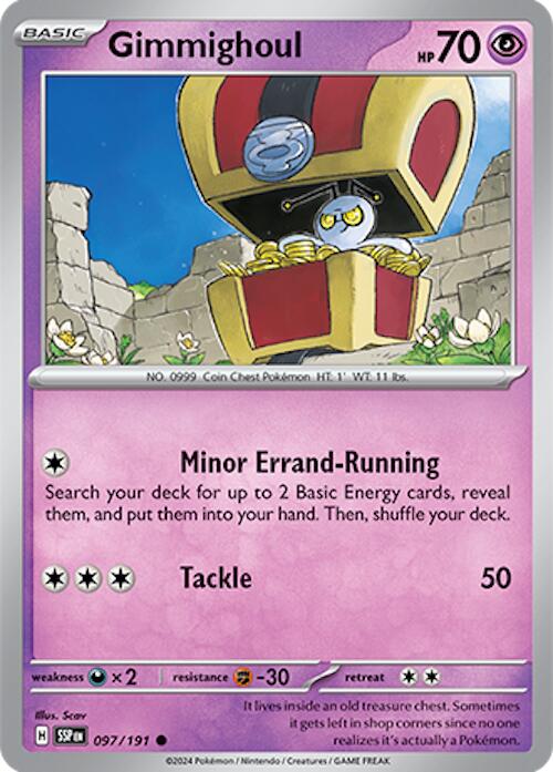Gimmighoul (097/191) [Scarlet & Violet: Surging Sparks] | Exor Games Bridgewater