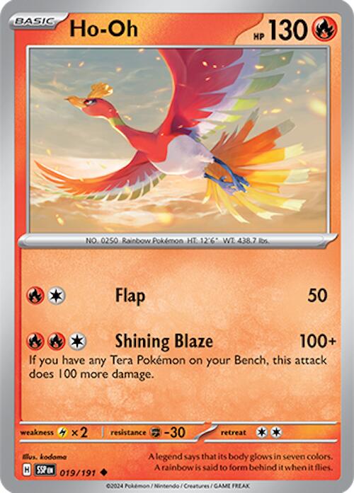 Ho-Oh (019/191) [Scarlet & Violet: Surging Sparks] | Exor Games Bridgewater