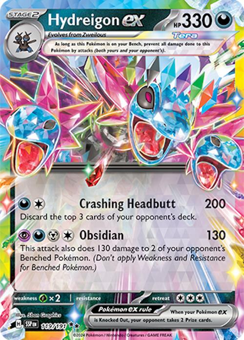 Hydreigon ex (119/191) [Scarlet & Violet: Surging Sparks] | Exor Games Bridgewater