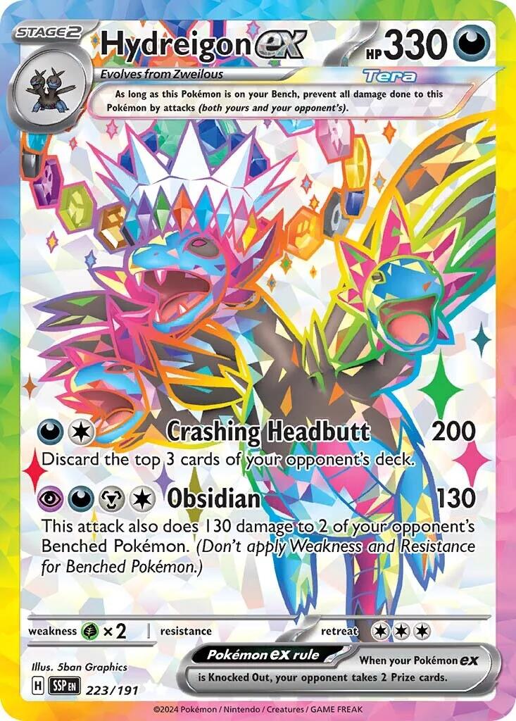 Hydreigon ex (223/191) [Scarlet & Violet: Surging Sparks] | Exor Games Bridgewater