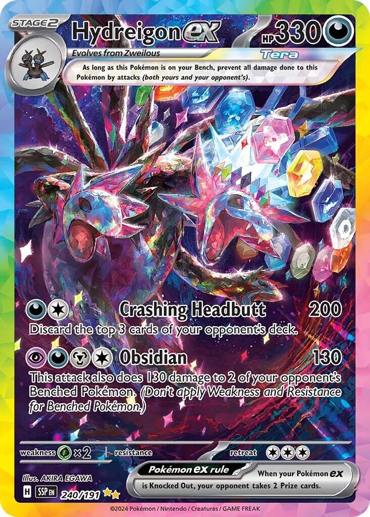 Hydreigon ex (240/191) [Scarlet & Violet: Surging Sparks] | Exor Games Bridgewater