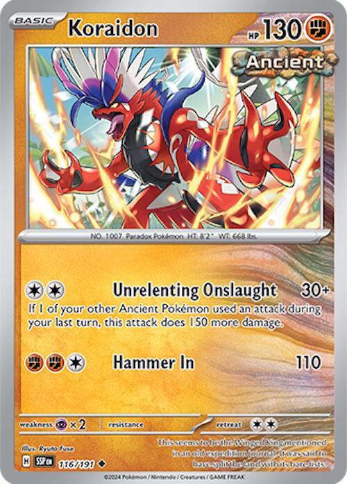 Koraidon (116/191) [Scarlet & Violet: Surging Sparks] | Exor Games Bridgewater