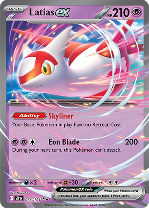 Latias ex (076/191) [Scarlet & Violet: Surging Sparks] | Exor Games Bridgewater