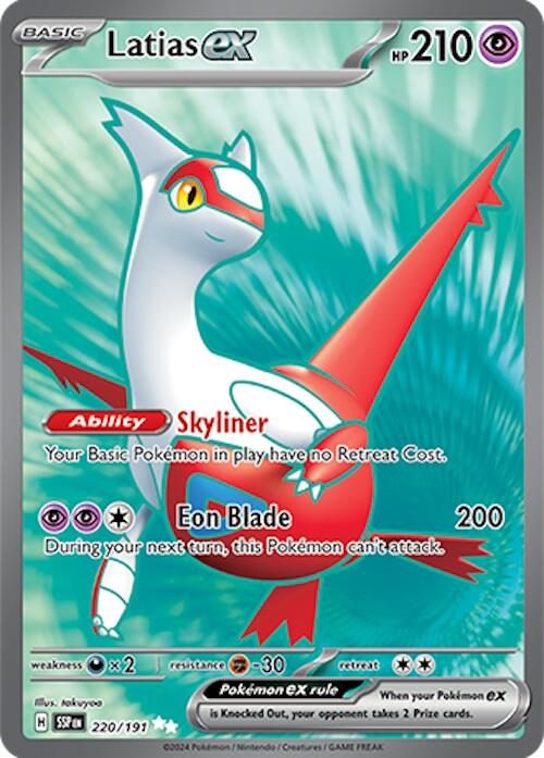 Latias ex (220/191) [Scarlet & Violet: Surging Sparks] | Exor Games Bridgewater