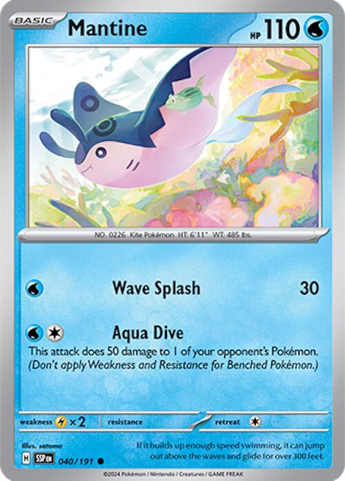 Mantine (040/191) [Scarlet & Violet: Surging Sparks] | Exor Games Bridgewater