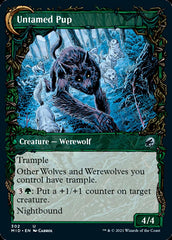 Hound Tamer // Untamed Pup (Showcase Equinox) [Innistrad: Midnight Hunt] | Exor Games Bridgewater