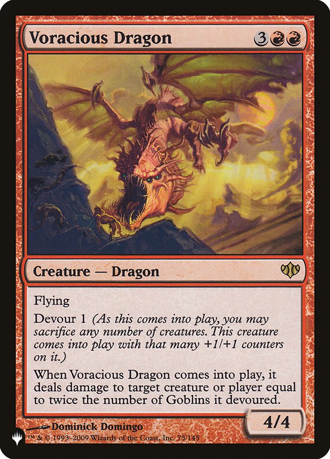 Voracious Dragon [The List] | Exor Games Bridgewater