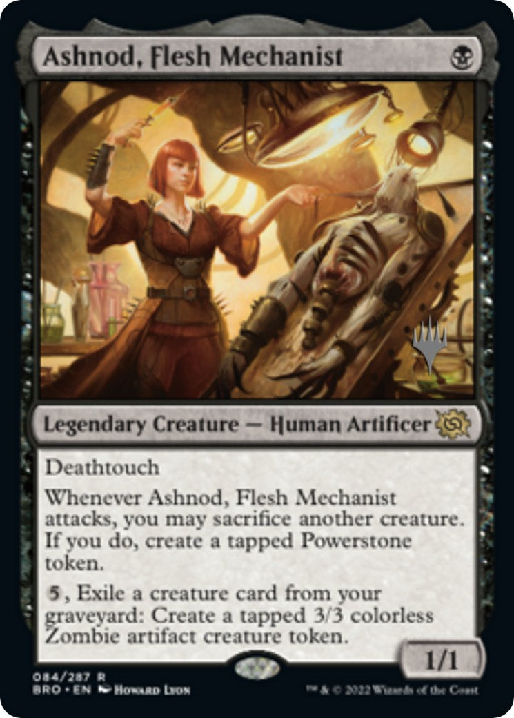 Ashnod, Flesh Mechanist (Promo Pack) [The Brothers' War Promos] | Exor Games Bridgewater